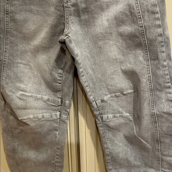 Vici Light Gray Denim Barrel Jeans (women) - Picture 3 of 8